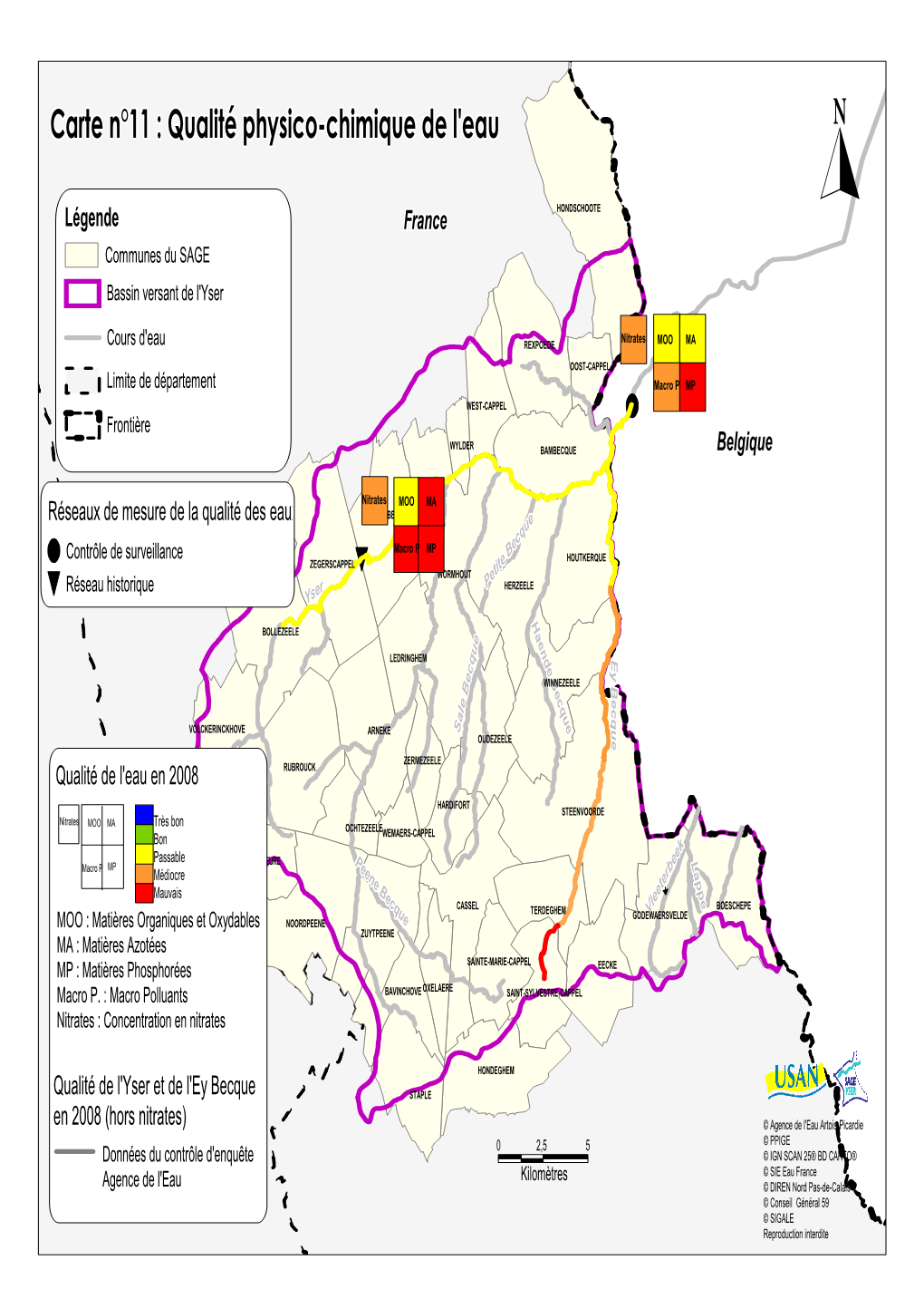 Qualité Biologique – 2008 Télécharger La Carte En