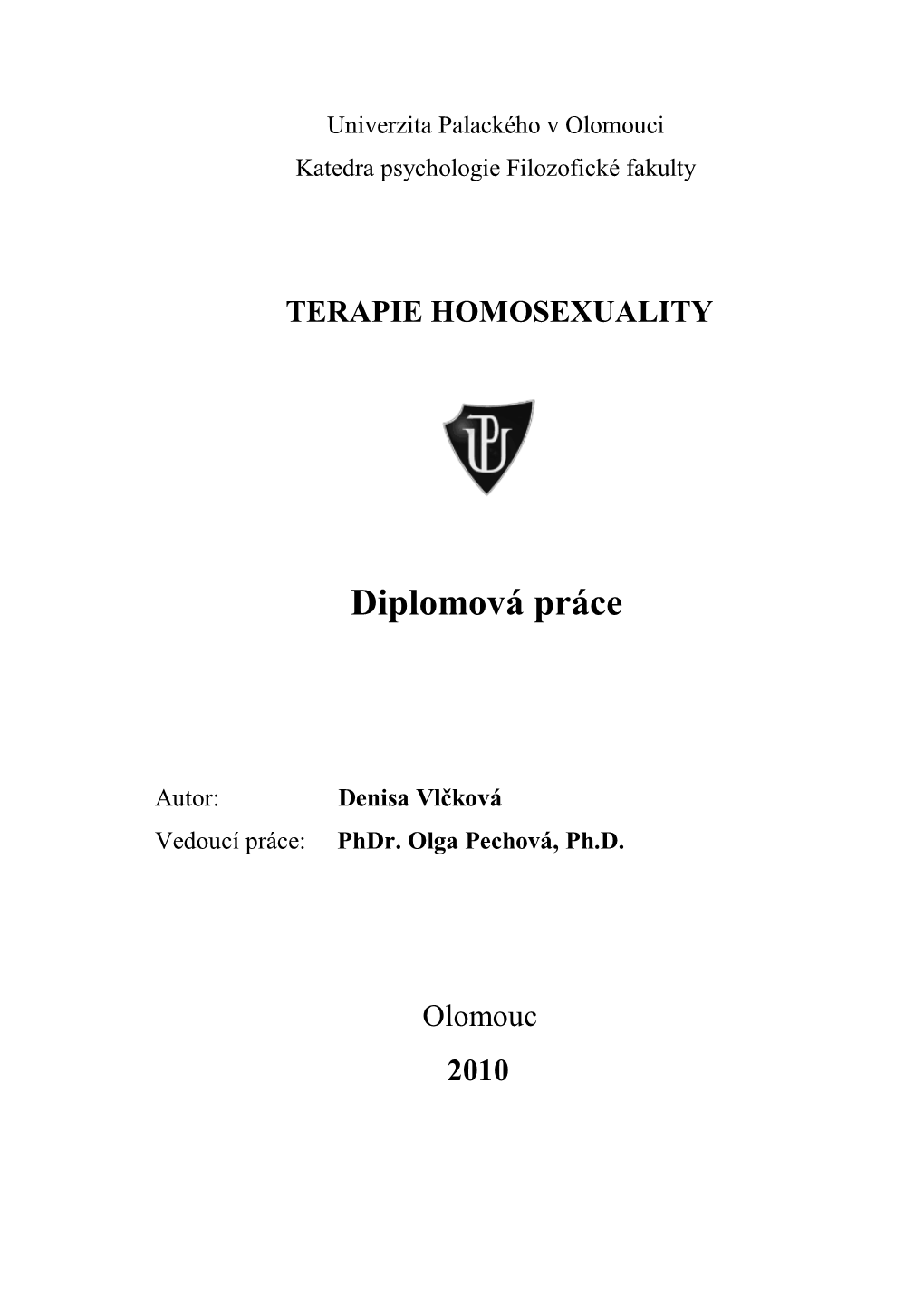 Terapie Homosexuality