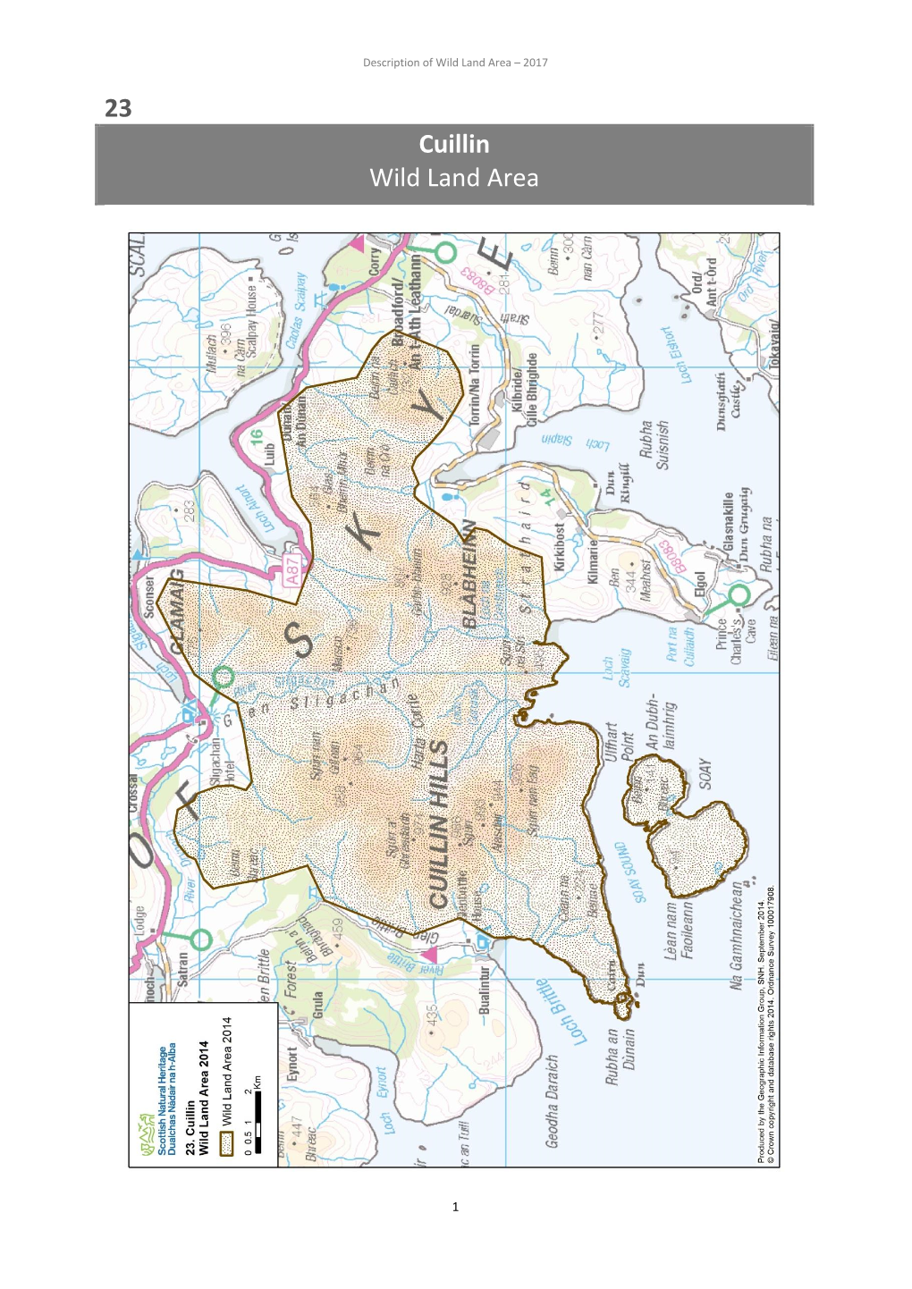 23 Cuillin Wild Land Area