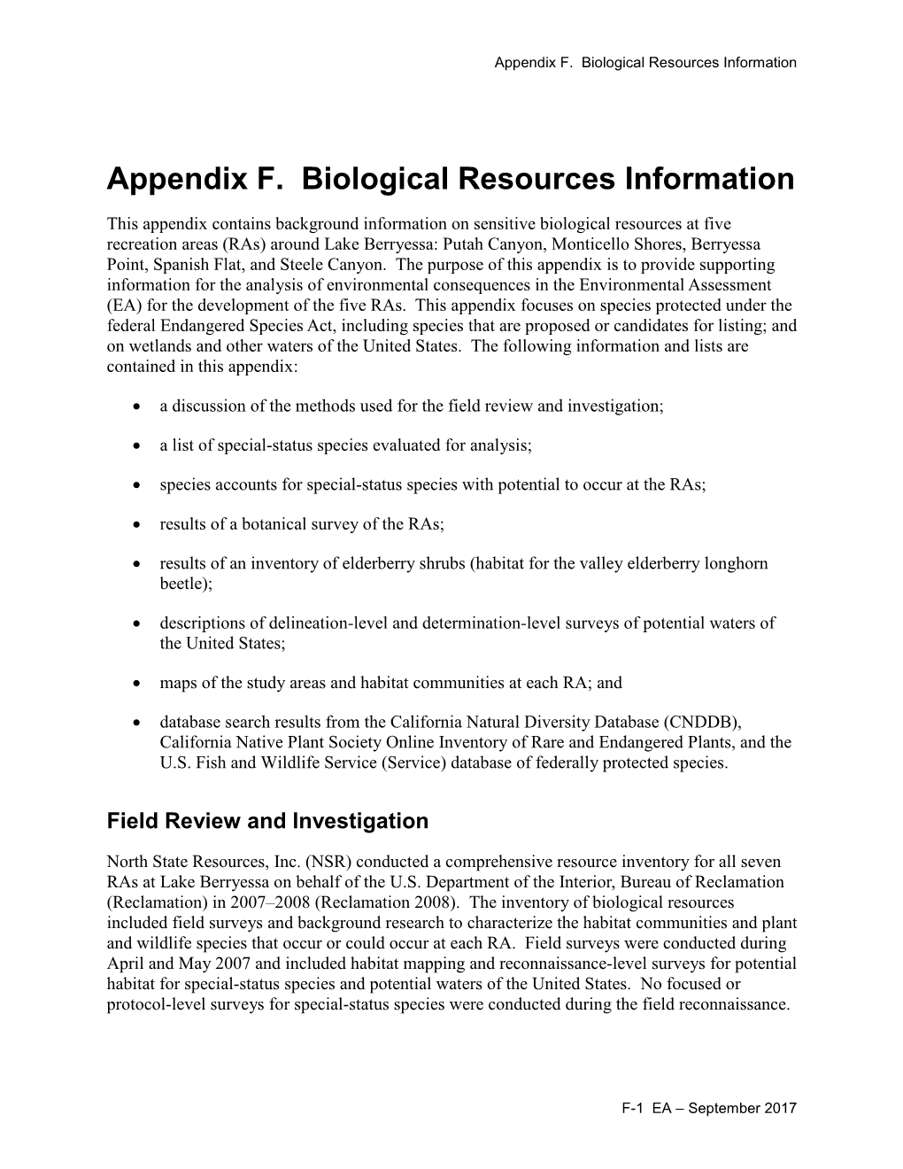 Final Appendix F