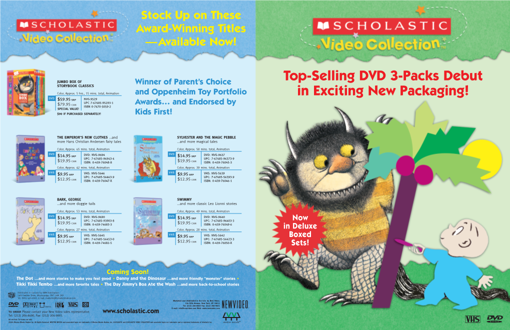 Top-Selling DVD 3-Packs Debut in Exciting New Packaging!