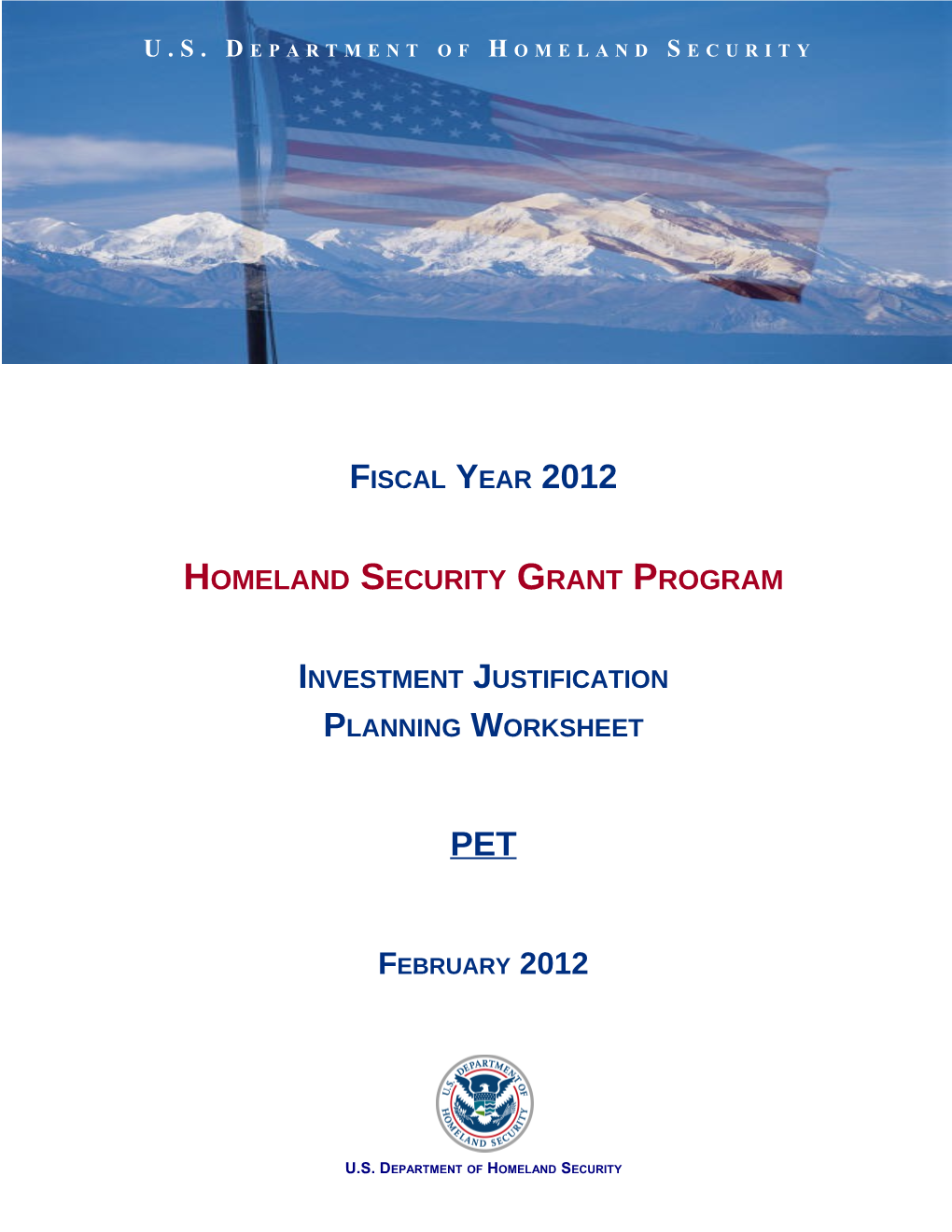 Homeland Security Grant Program s2