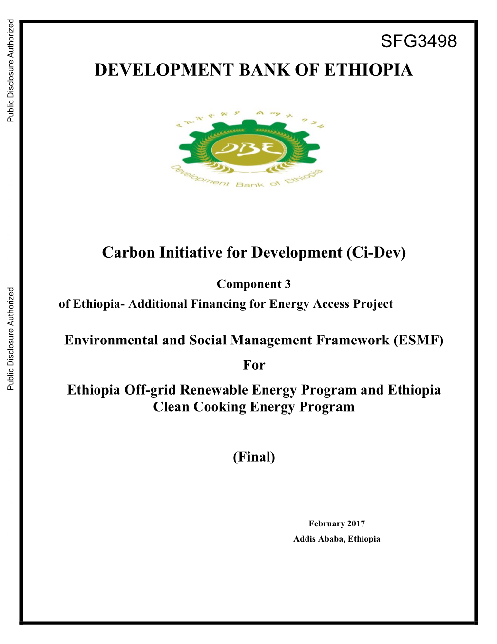 2.1.6.2 the Ministry of Water, Irrigation and Electricity (Mowie)