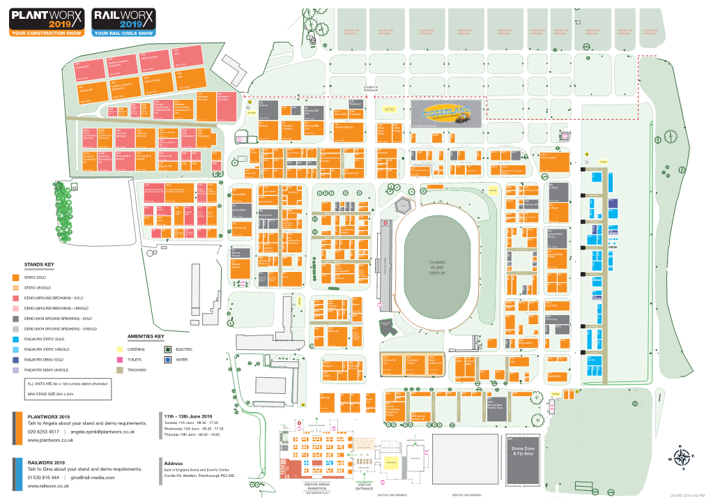 PLANTWORX 2019 Talk to Angela About Your Stand and Demo Requirements. 020 8253 4517