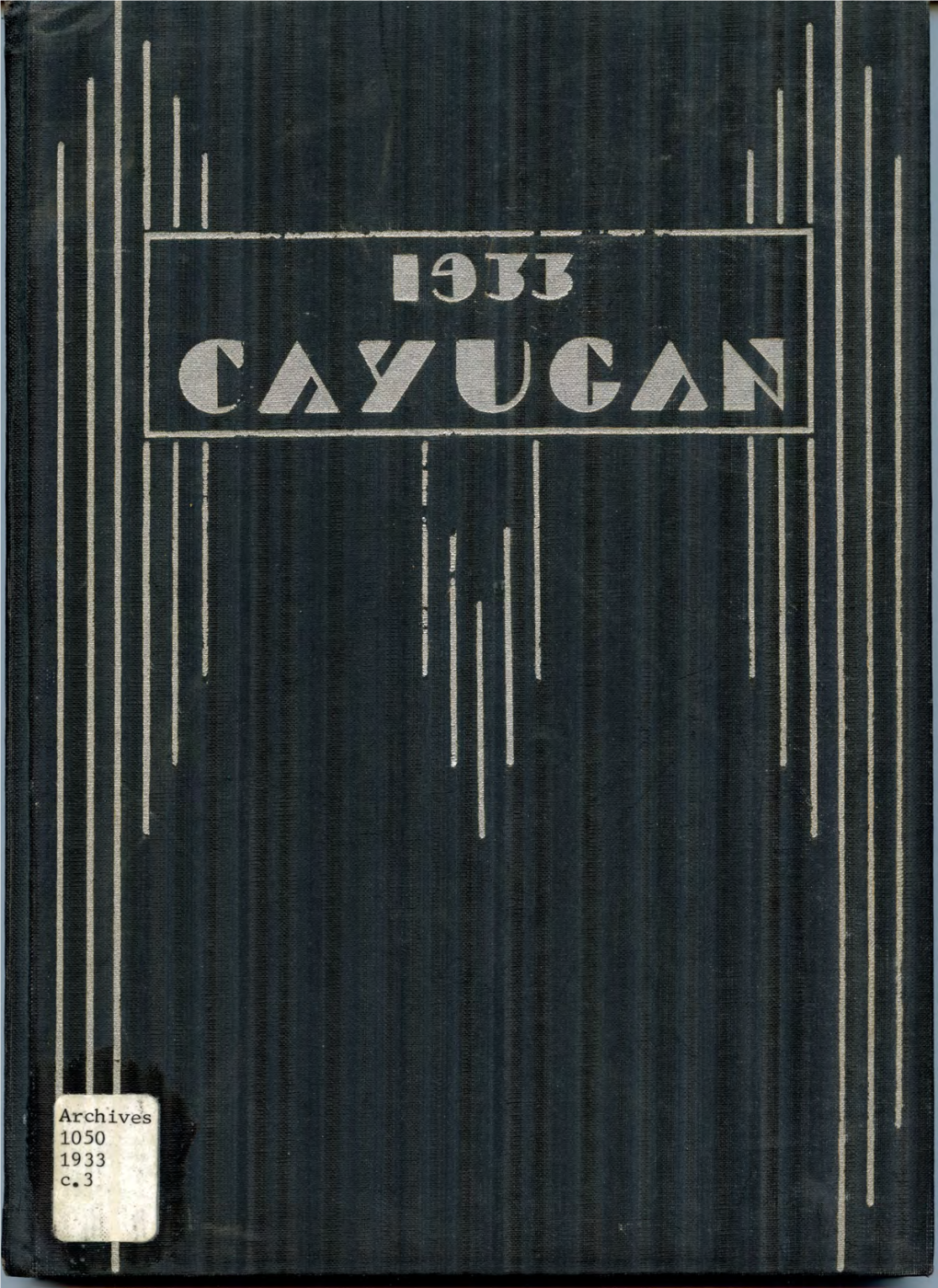 The Cayugan 1933