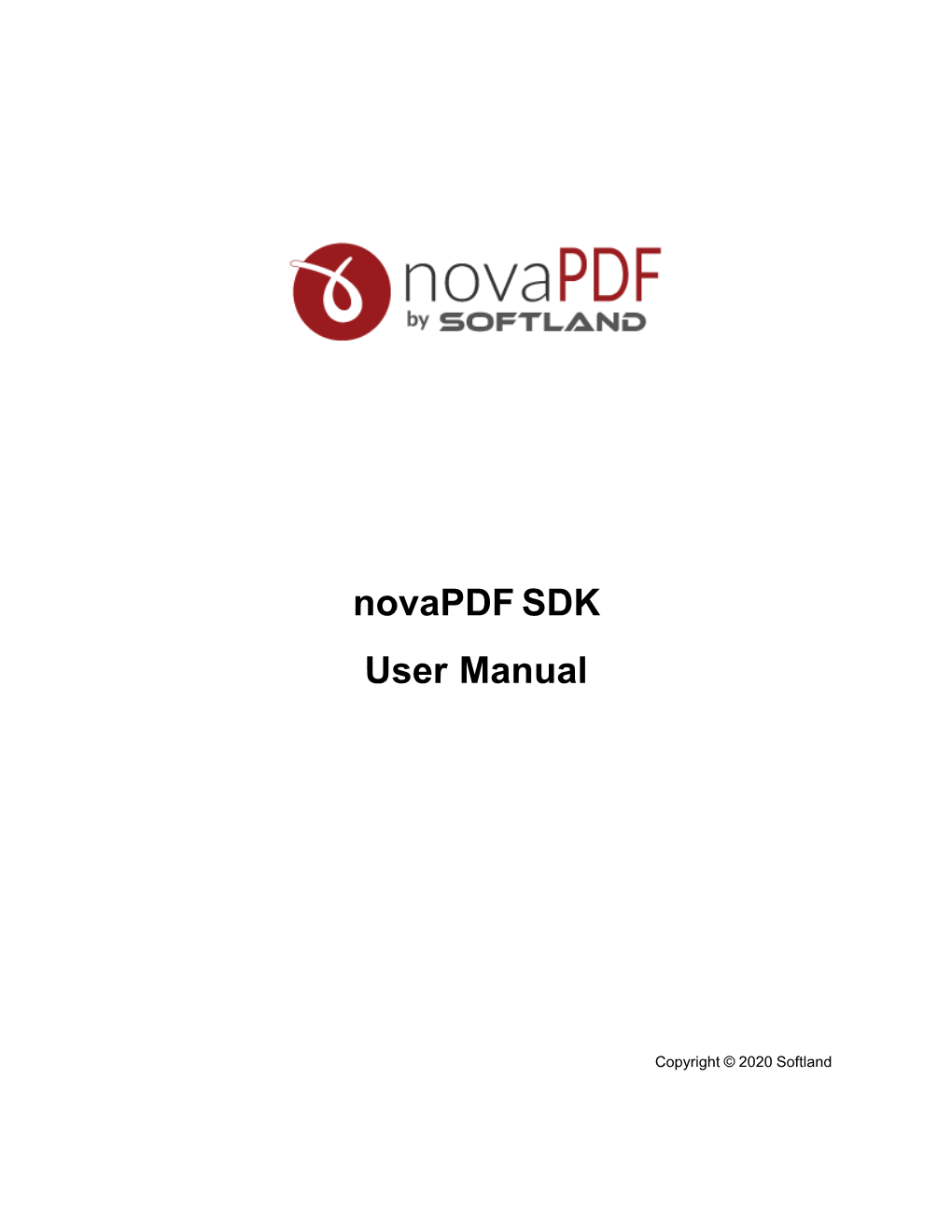 Novapdf SDK User Manual