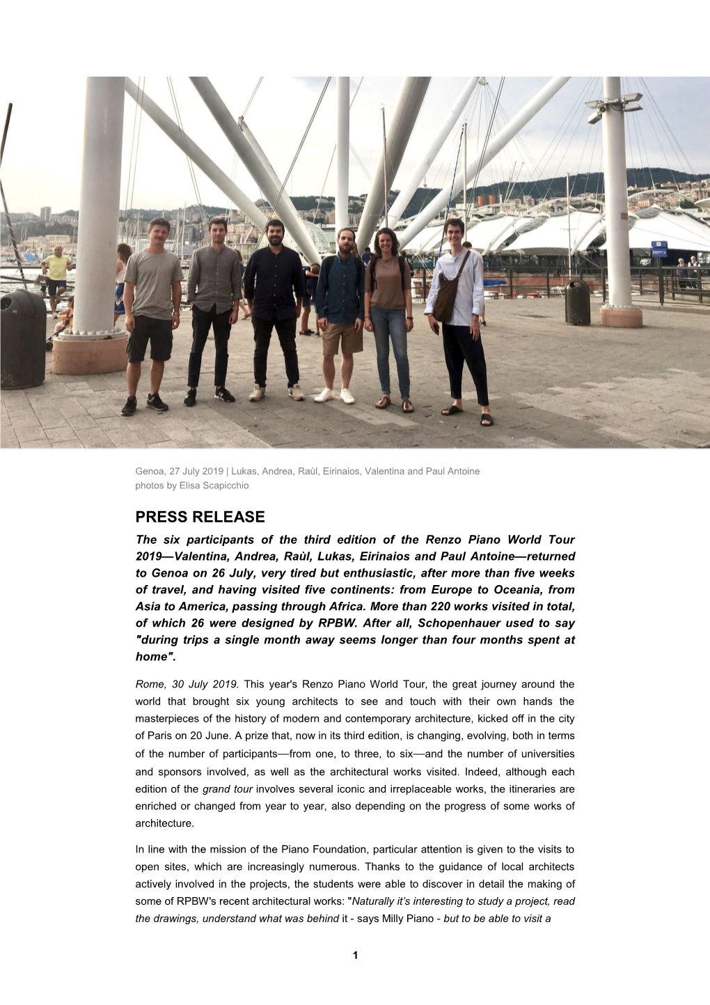 9 20190730 Art 9 RPWT 2019 Press Release