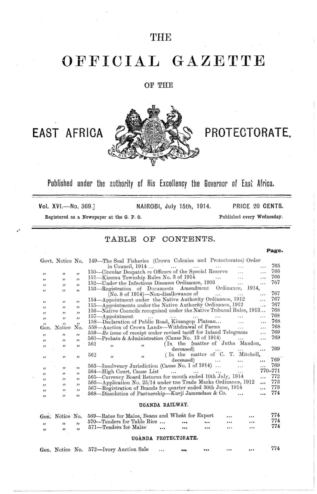 East Africa Protectorate