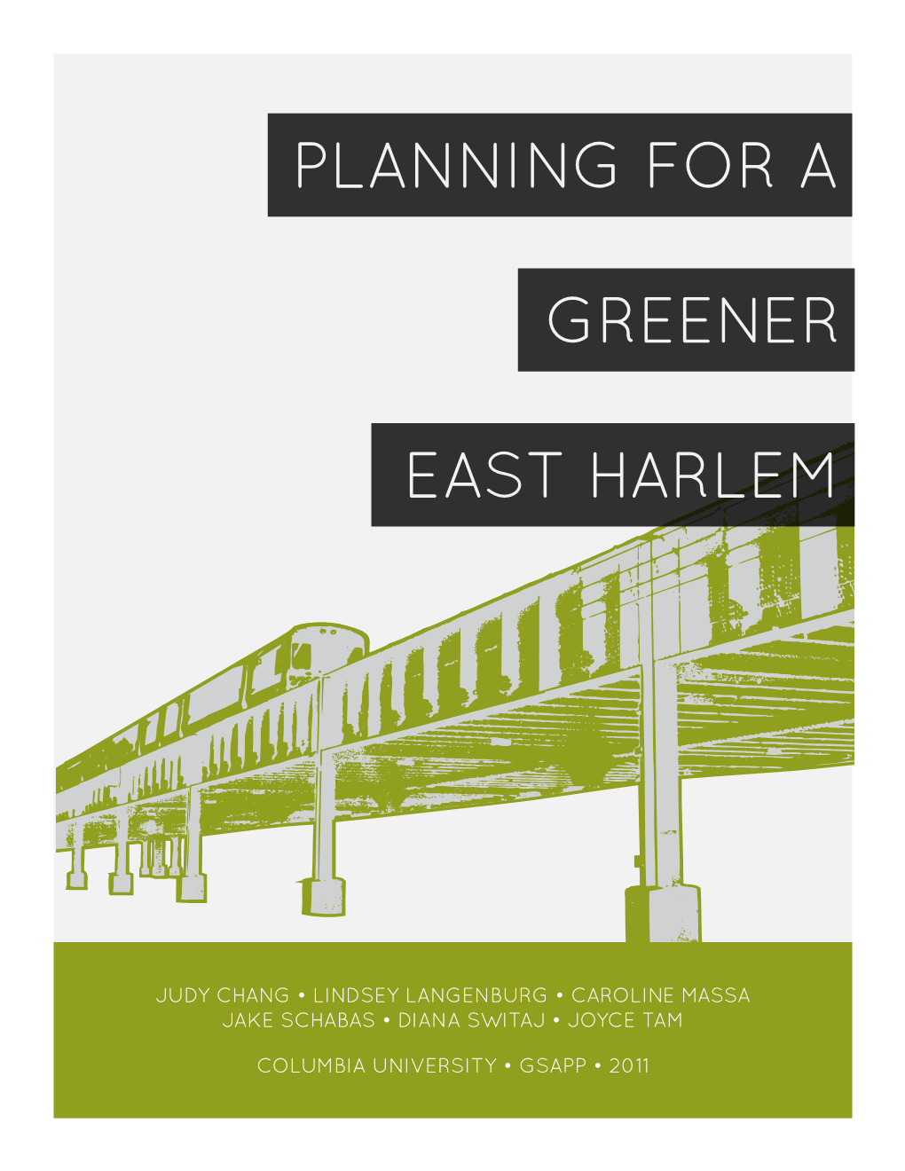 Planning for a East Harlem Greener