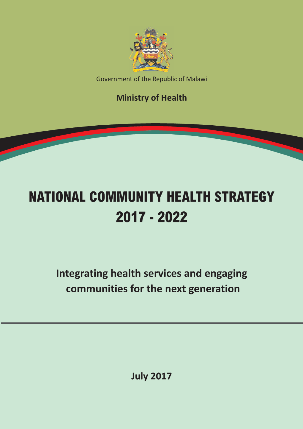 National Community Health Strategy 2017 - 2022