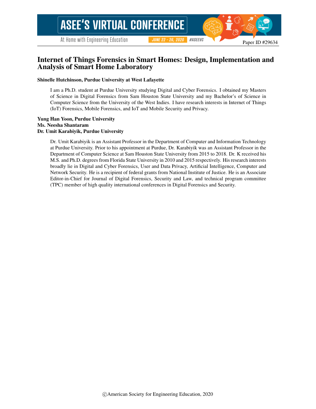 Internet of Things Forensics in Smart Homes: Design, Implementation and Analysis of Smart Home Laboratory