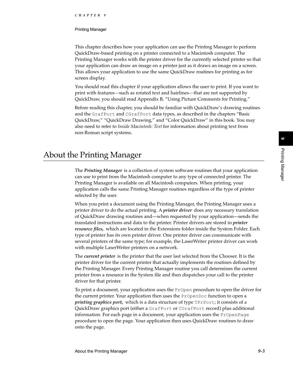 Printing Manager 9