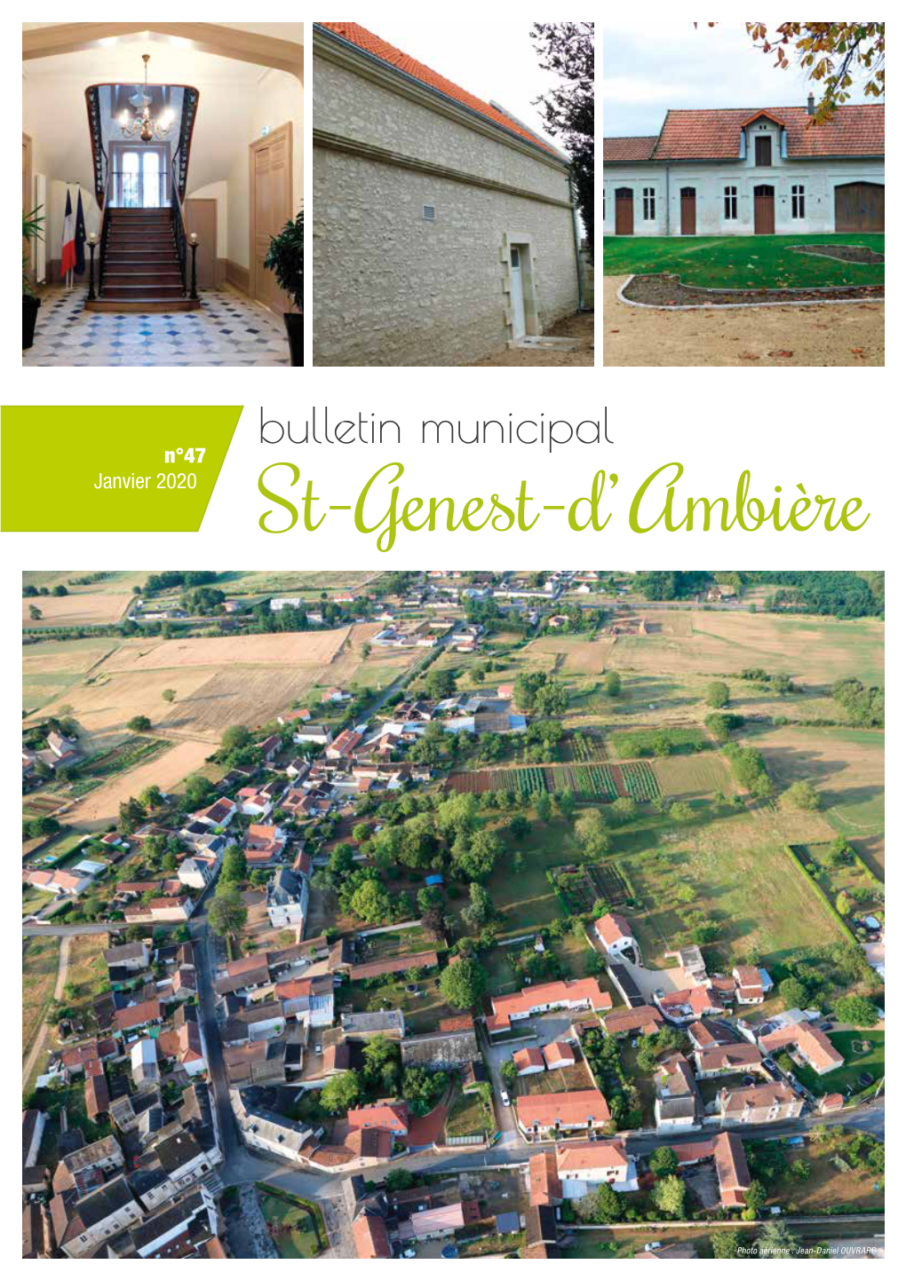 Bulletin Municipal N°47 Janvier 2020 St-Genest-D’ Ambière