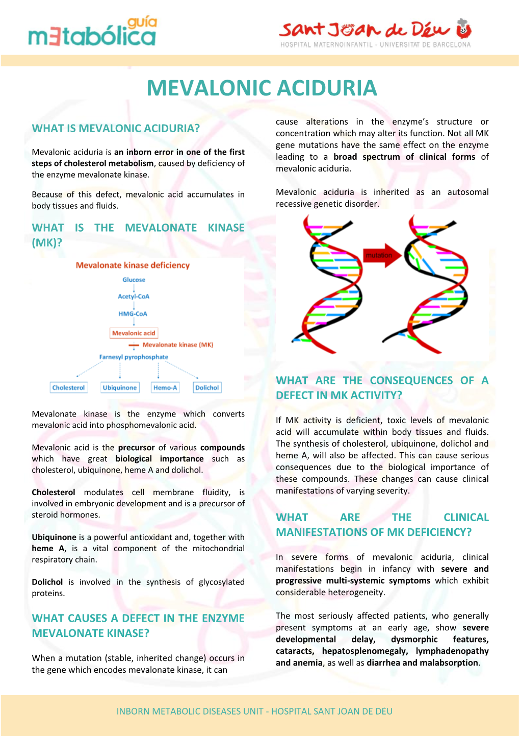 Mevalonic Aciduria