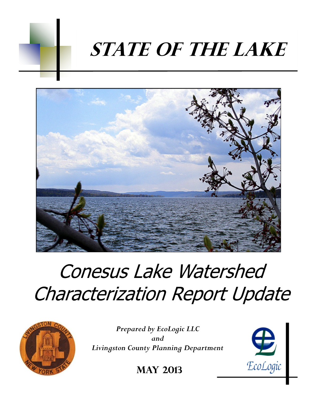 Conesus Lake Watershed Characterization Report Update