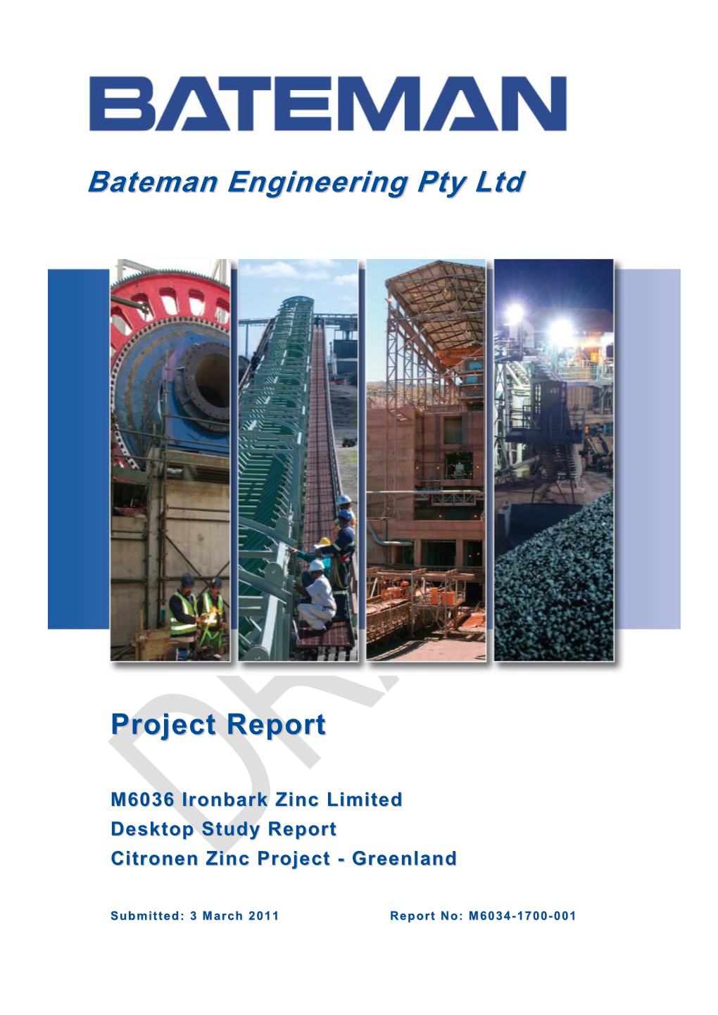 Bateman Engineering Pty Ltd Project Report M6036