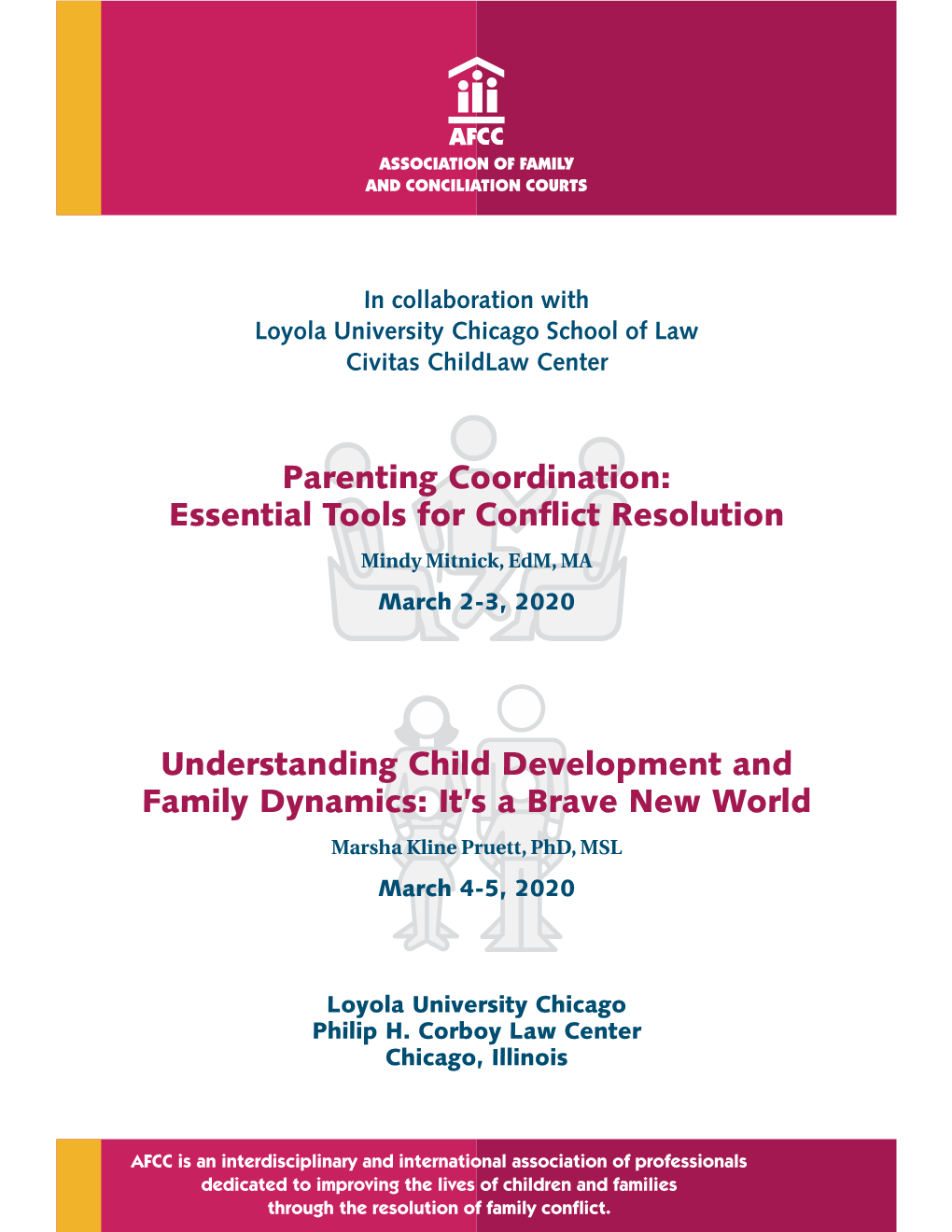 Parenting Coordination: Essential Tools for Conflict Resolution Mindy Mitnick, Edm, MA March 2-3, 2020