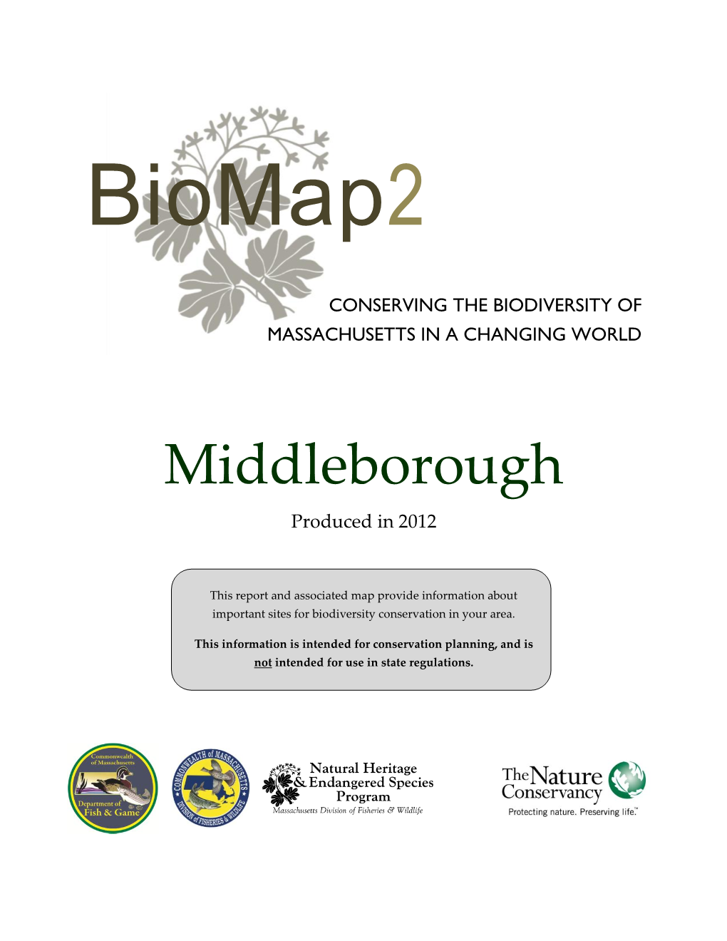 Middleborough Produced in 2012
