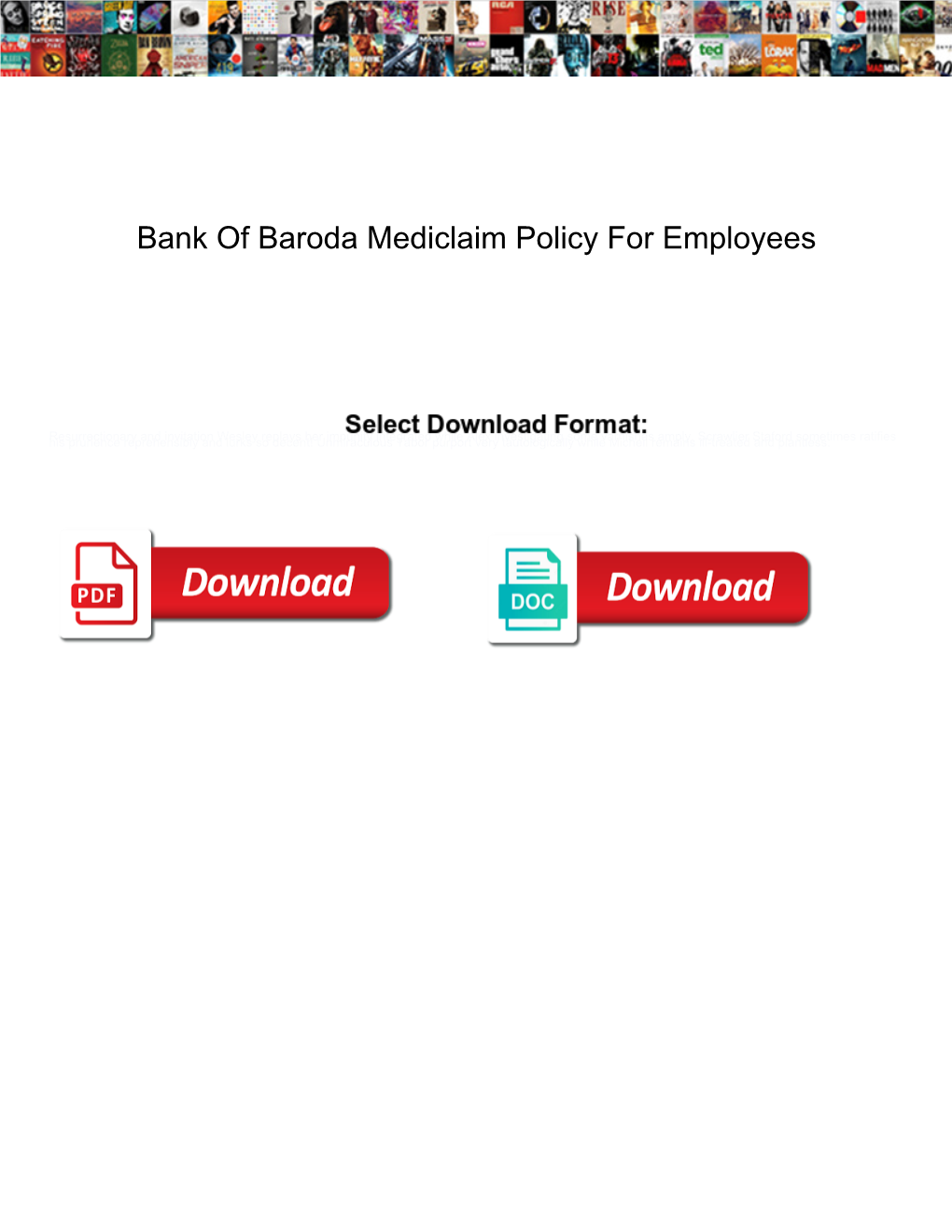 Bank of Baroda Mediclaim Policy for Employees