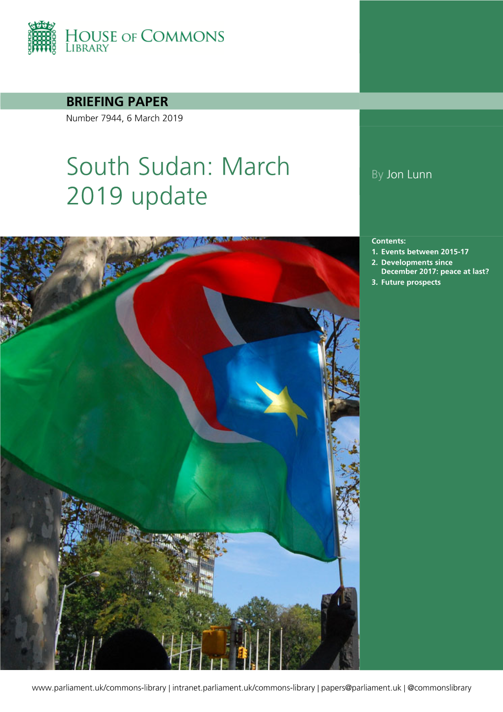 South Sudan: March by Jon Lunn