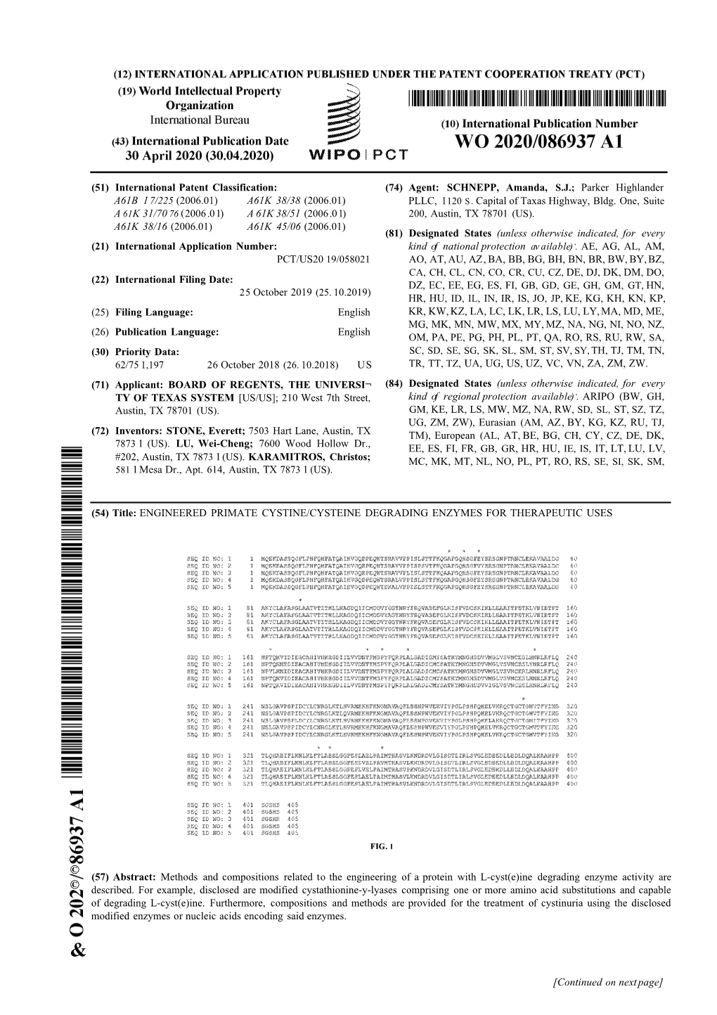 (51) International Patent Classification: (74) Agent: SCHNEPP, Amanda, SJ