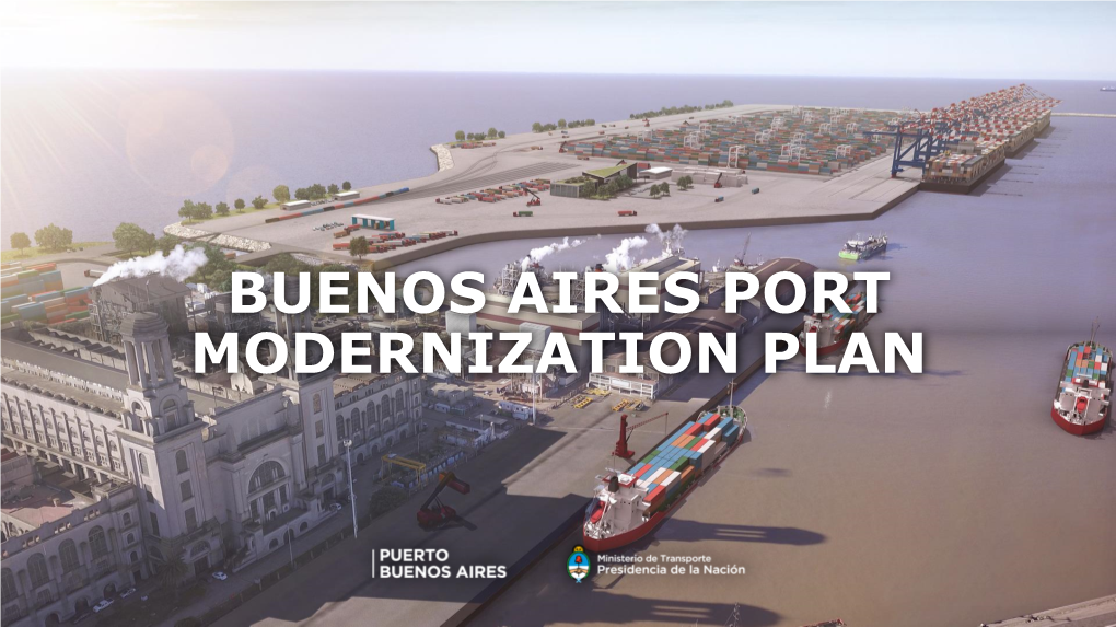 “Buenos Aires Port Modernization Plan”