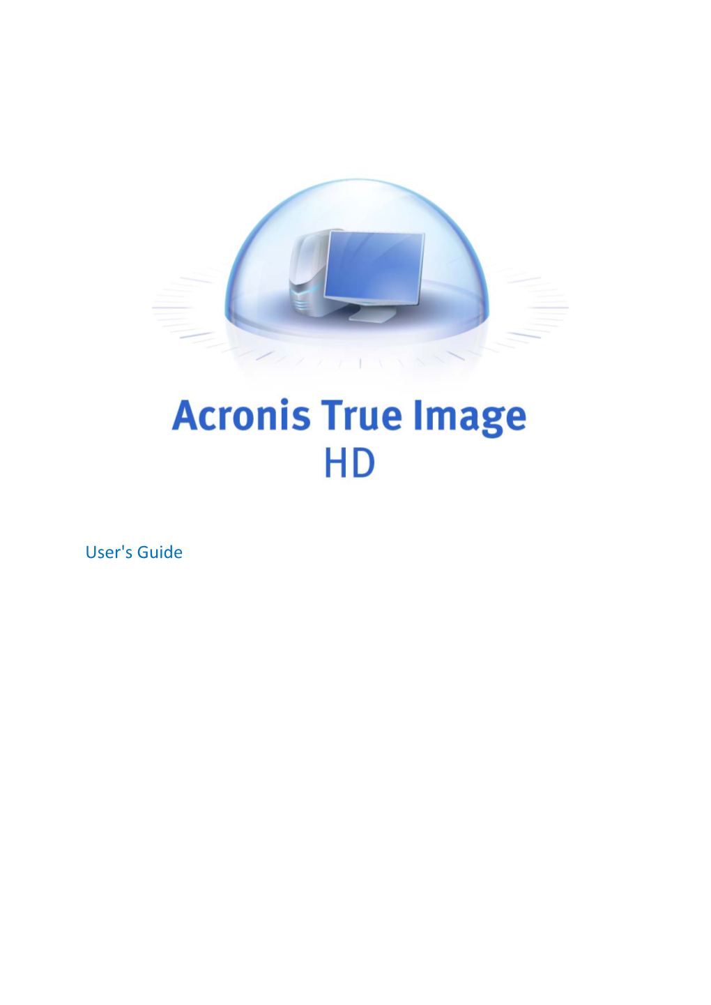 Acronis True Image HD?