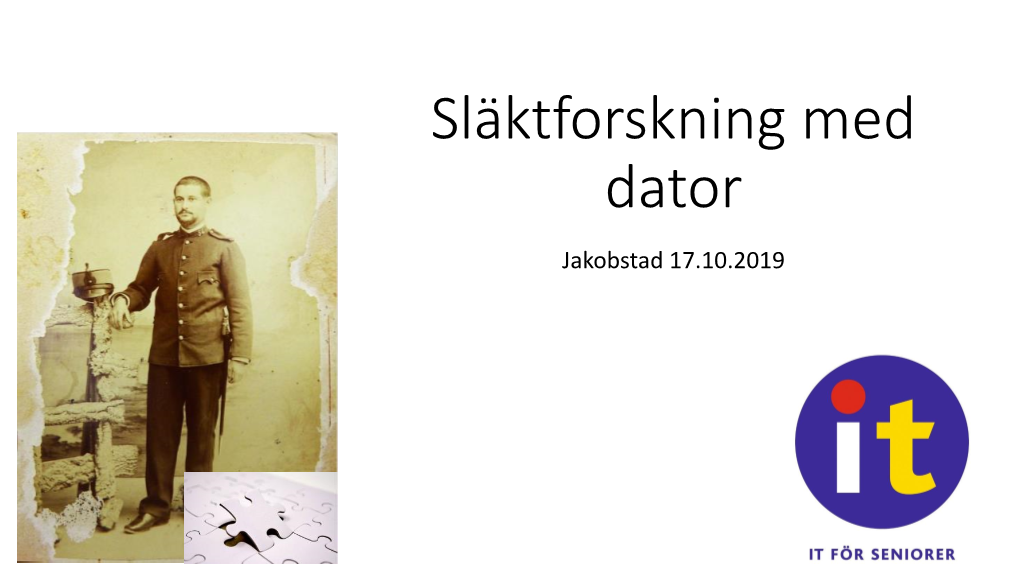 Släktforskning Med Dator