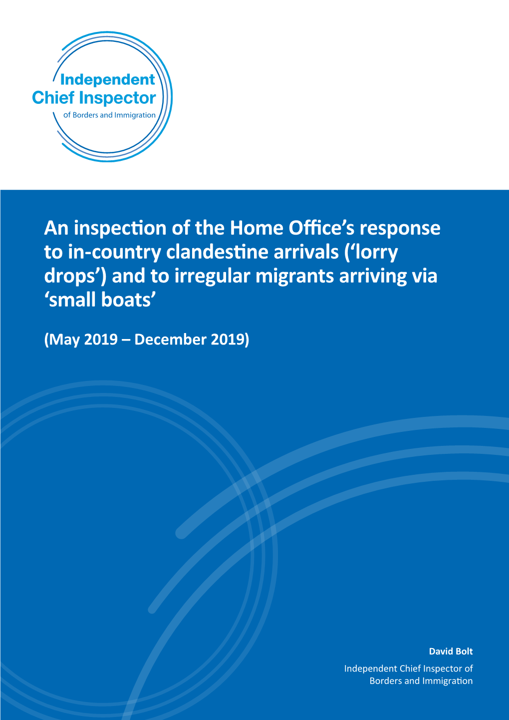 'An Inspection of the Home Office's Response to In-Country