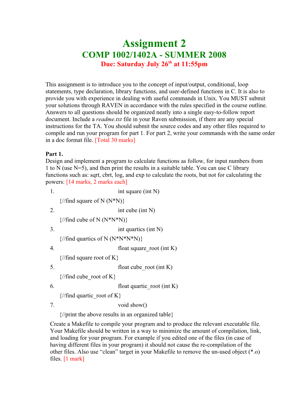 This Assignment Is to Introduce You to the Concept of Input/Output, Conditional, Loop