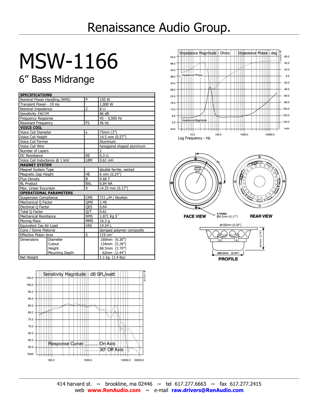 Morel USA MW-166