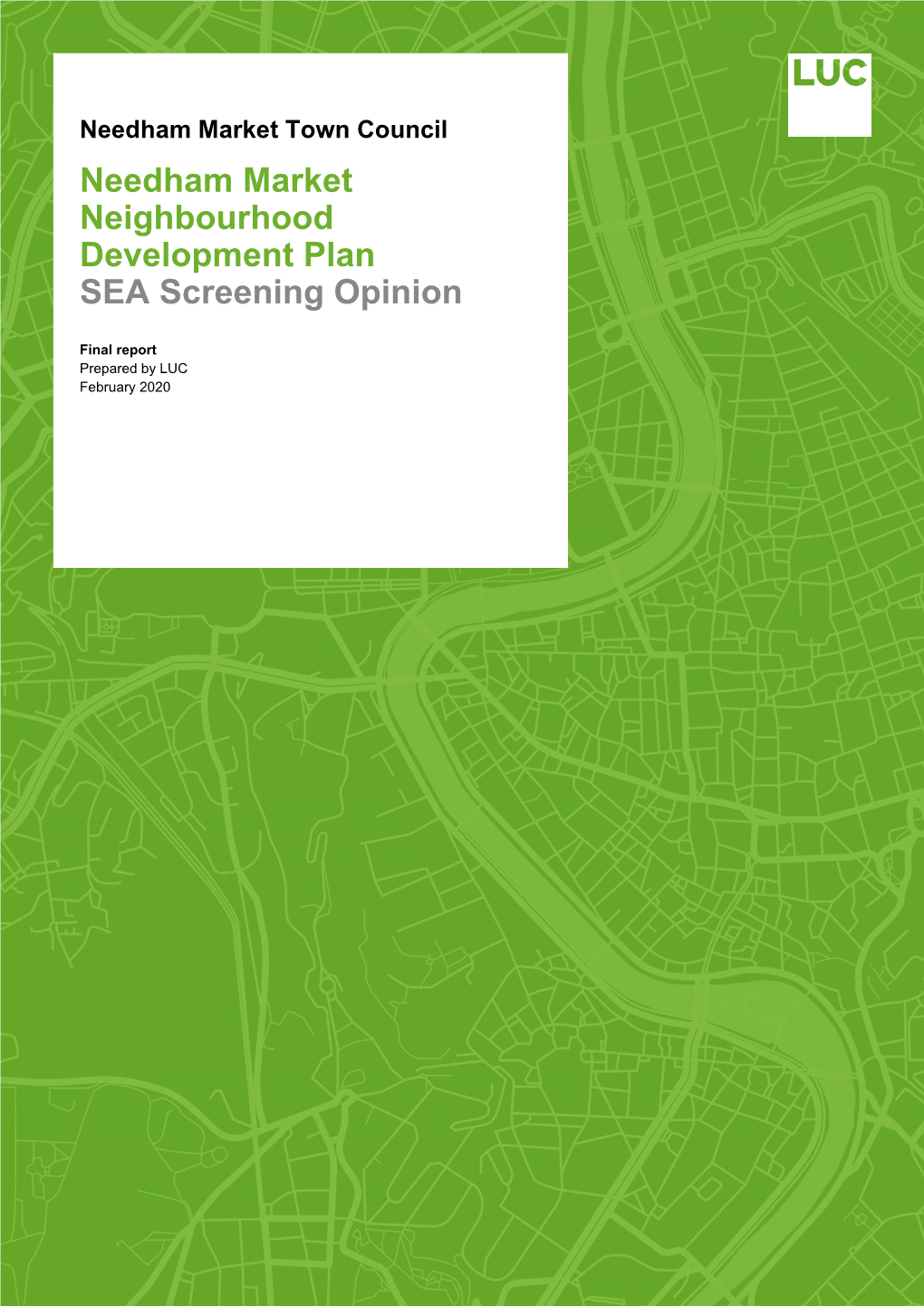 Needham Market Neighbourhood Development Plan SEA Screening Opinion