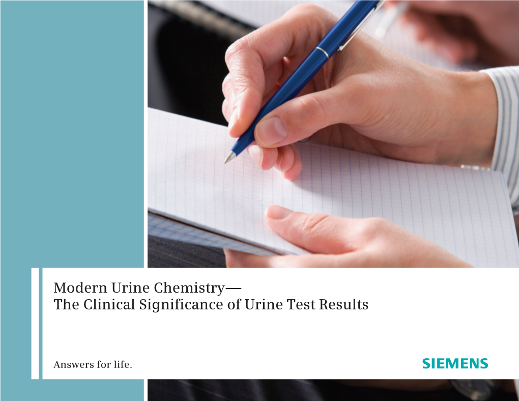 The Clinical Significance of Urine Test Results