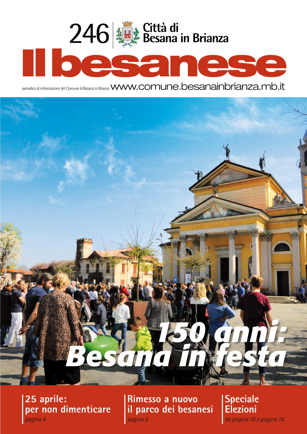 Il Besanese Periodico Di Informazione Del Comune Di Besana in Brianza