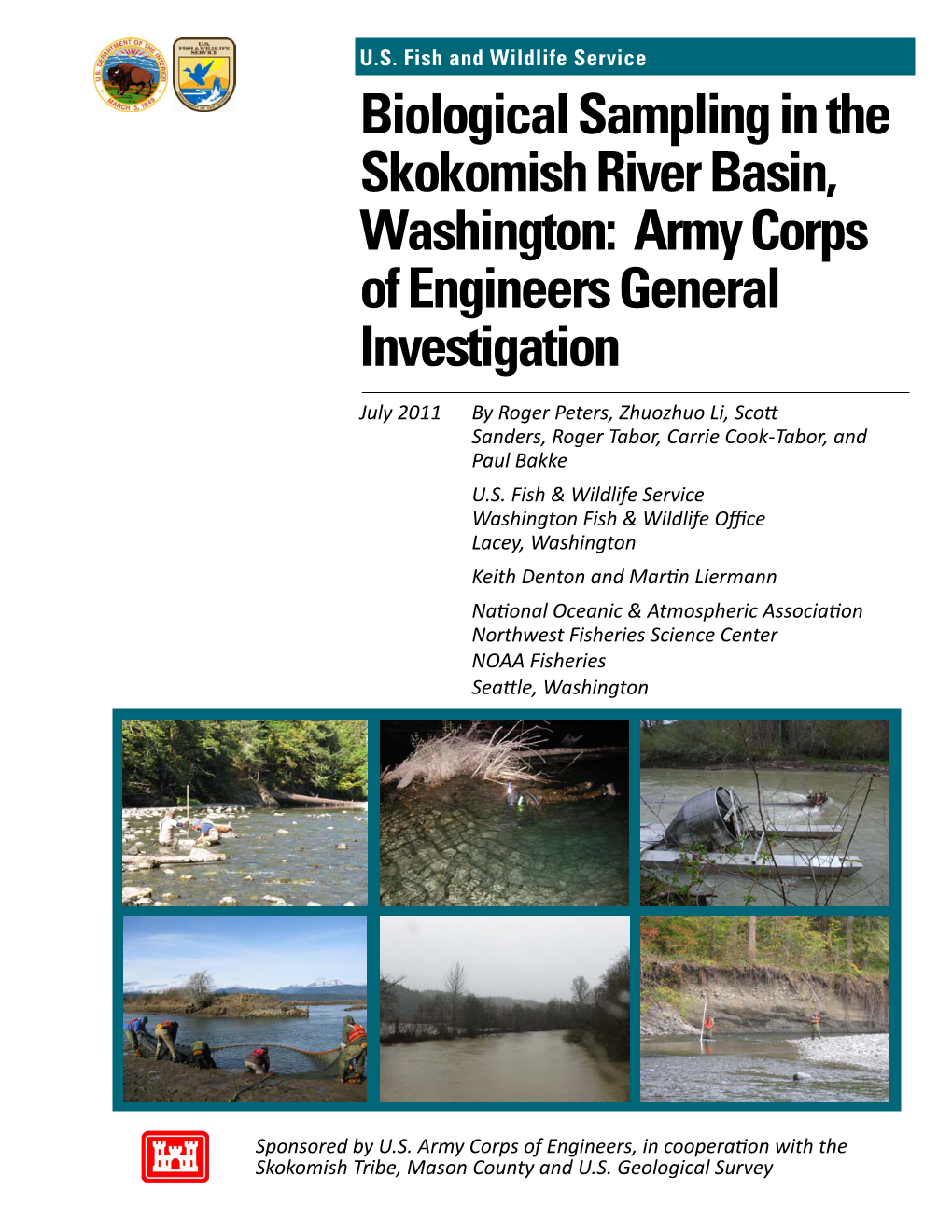 Biological Sampling in the Skokomish River Basin, Washington: Army Corps of Engineers General