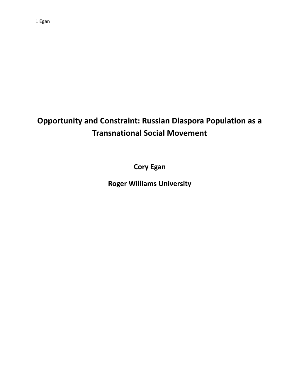 The Field Of Transnational Social Movements Is Of Growing Interest And Importance To The Study Of International Relations In General