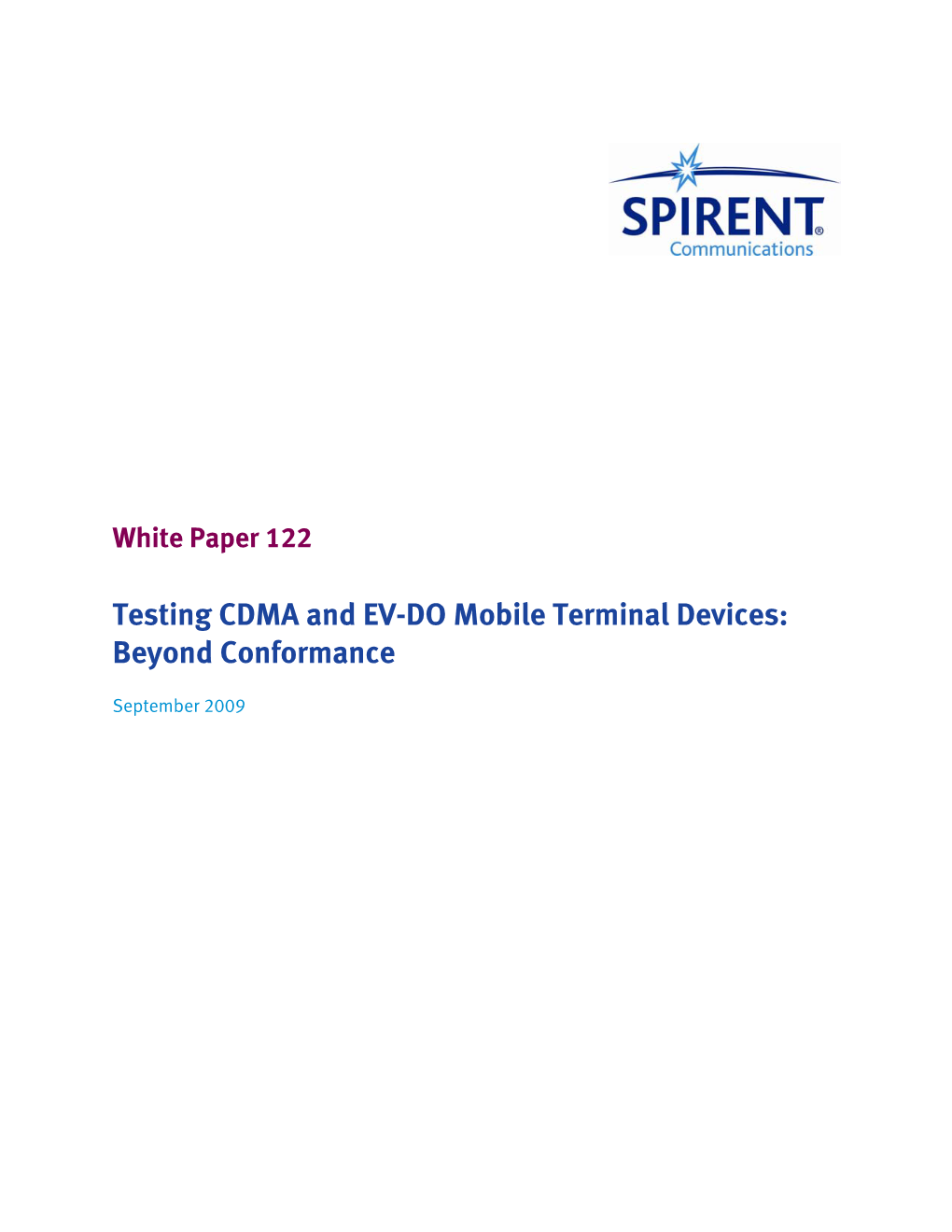 Testing CDMA and EV-DO Mobile Terminal Devices: Beyond Conformance