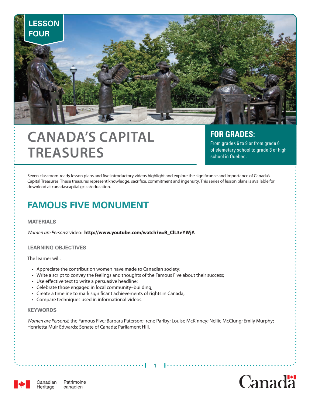 Canada's Capital Treasures