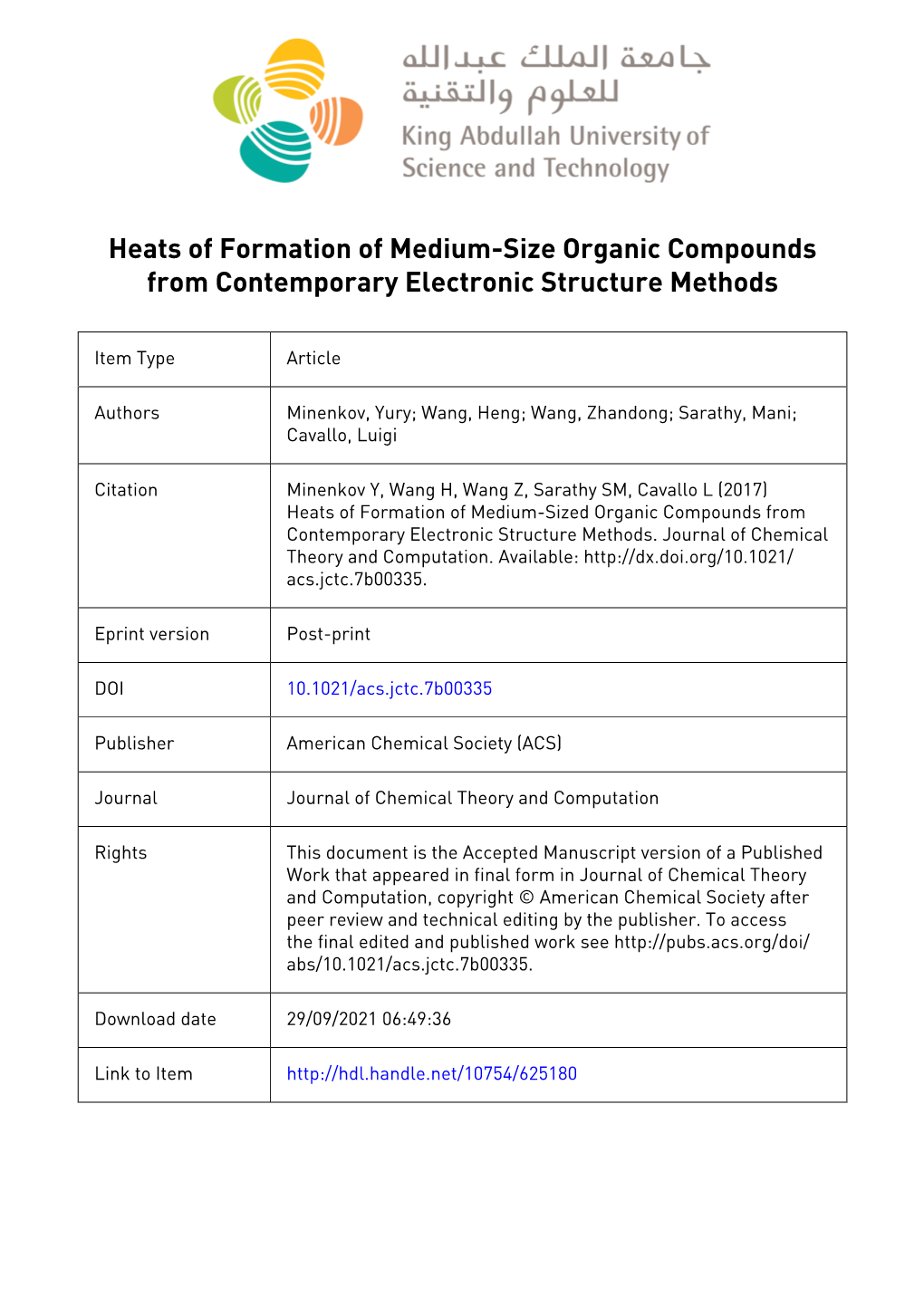 Heats of Formation of Medium-Size Organic Compounds from Contemporary Electronic Structure Methods