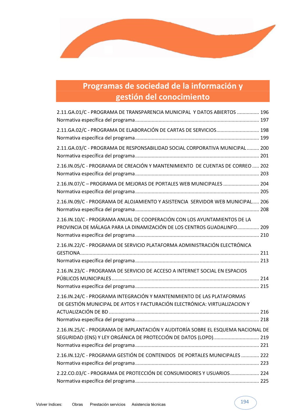 Programas De Sociedad De La Información Y Gestión Del Conocimiento