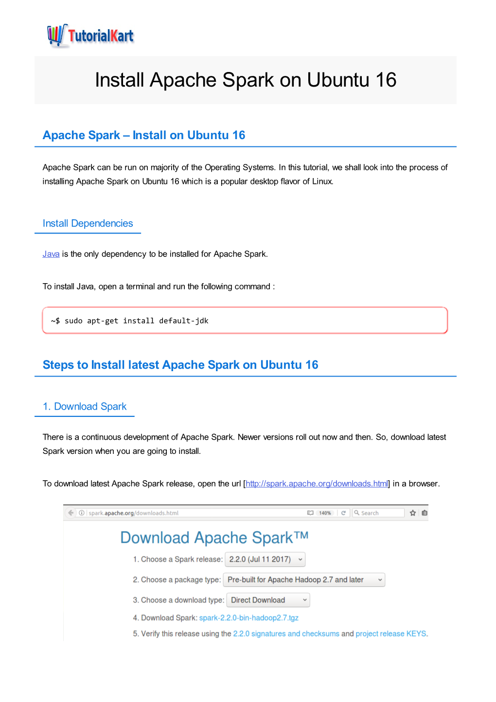 How to Install Latest Apache Spark on Ubuntu 16
