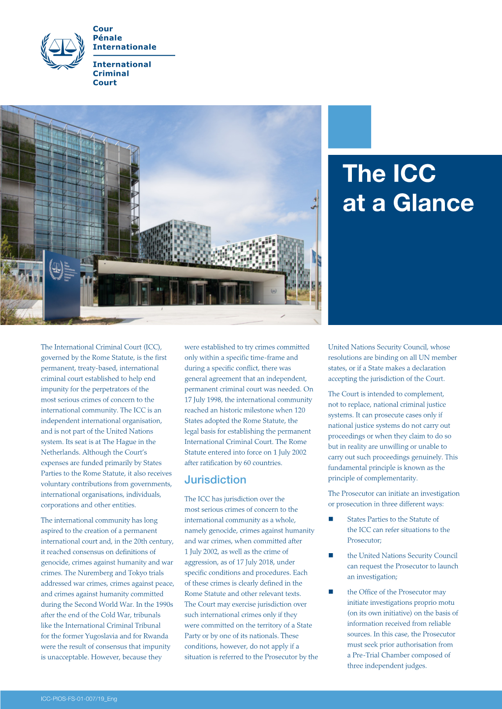 The ICC at a Glance