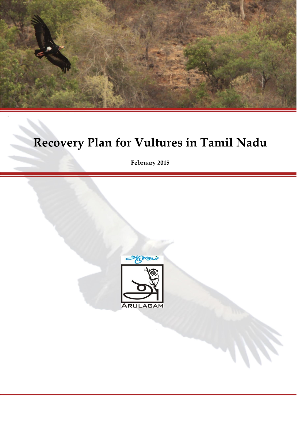 Recovery Plan for Vultures in Tamil Nadu English Pdf 1.32 MB