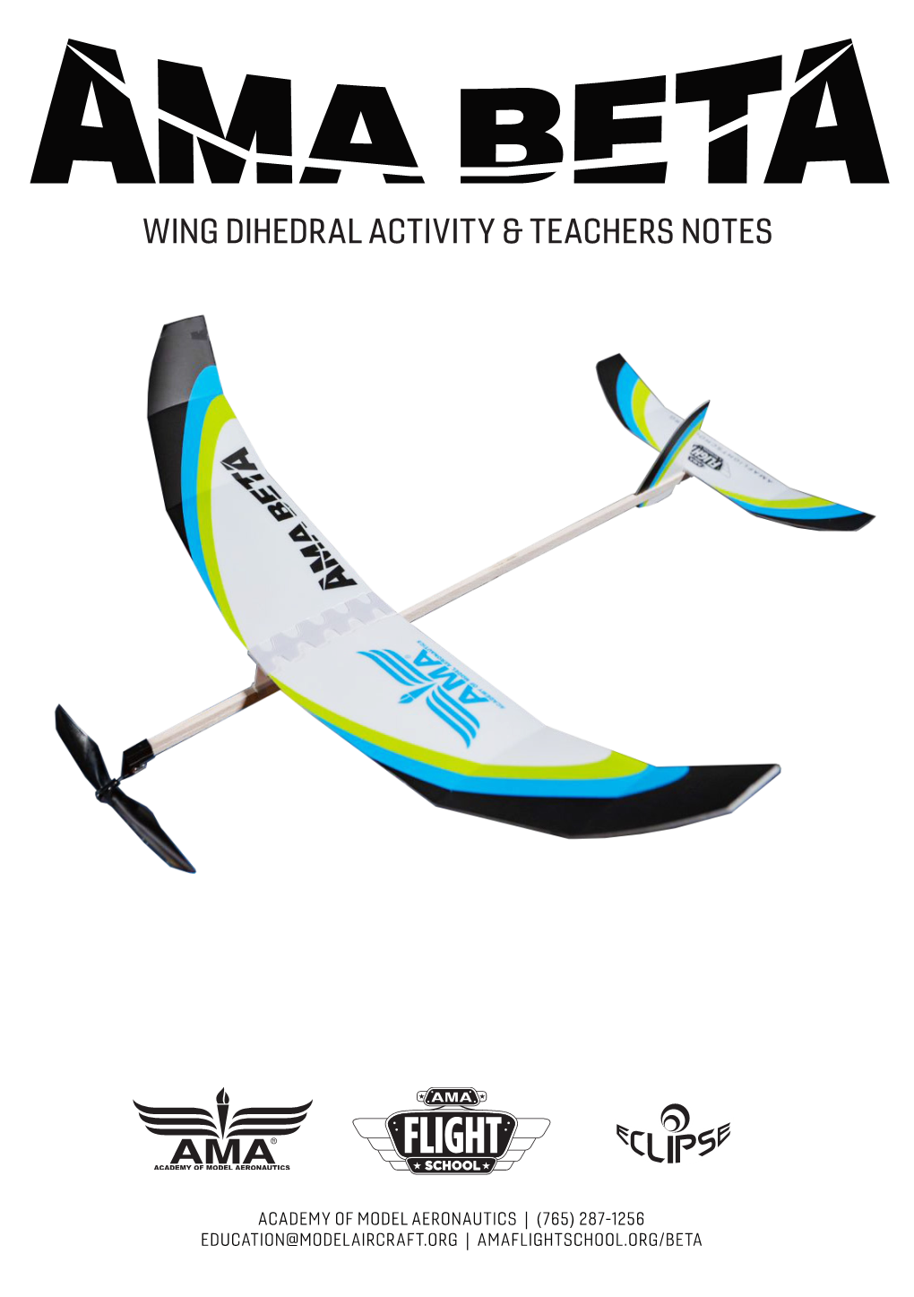 Wing Dihedral Activity & Teachers Notes