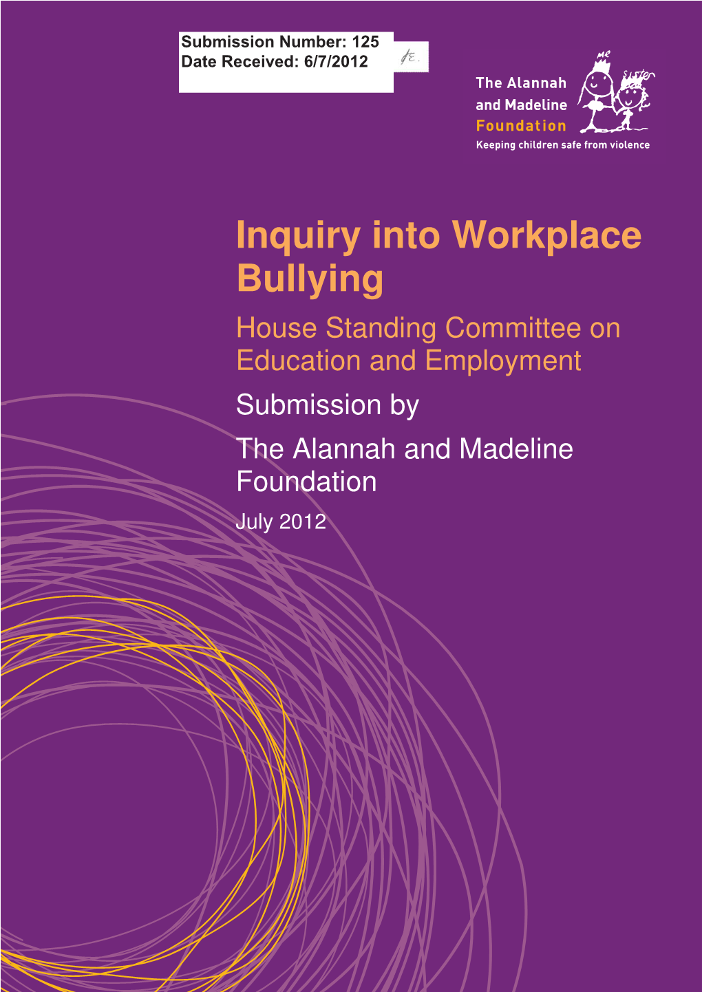 Inquiry Into Workplace Bullying