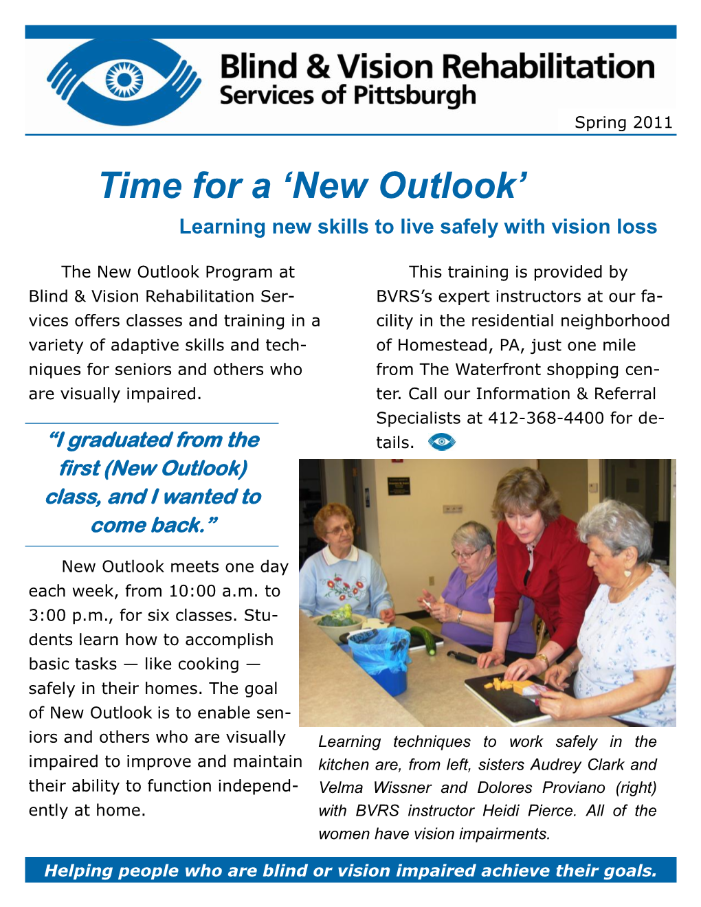 2011 Spring Newsletter