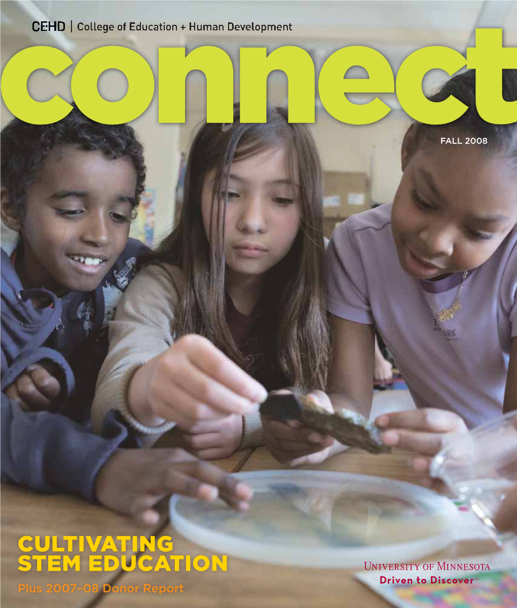 Connect Magazine, Fall 2008: College of Education and Human