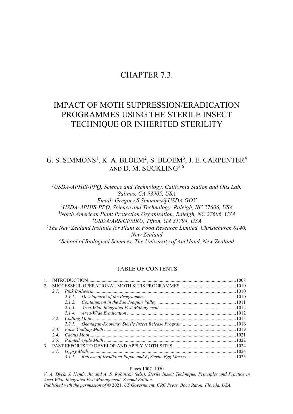 Sterile Insect Technique Or Inherited Sterility