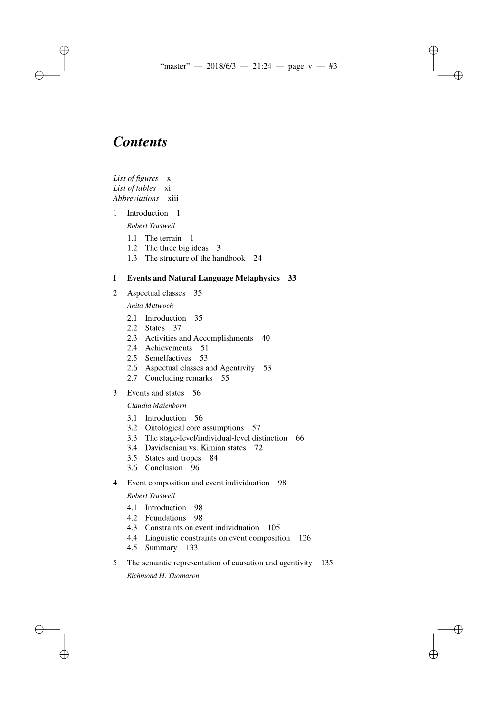 Table of Contents