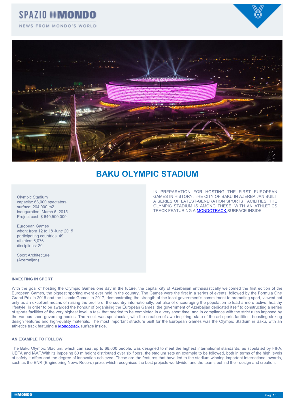 Baku Olympic Stadium